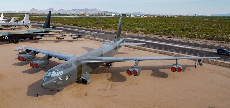 A picture of the Boeing B-52G Stratofortress