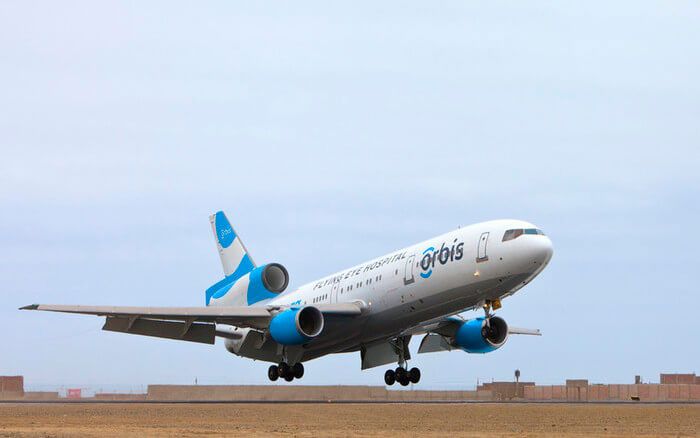 Airplane taking off