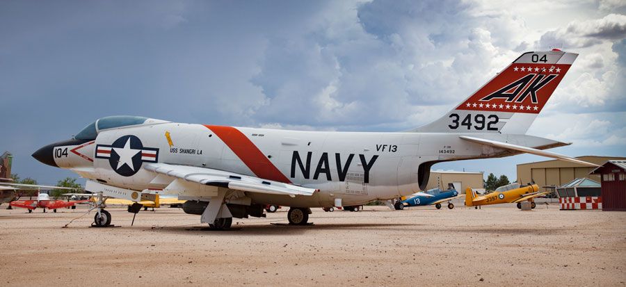 A picture of the McDonnell F3H-2 Demon