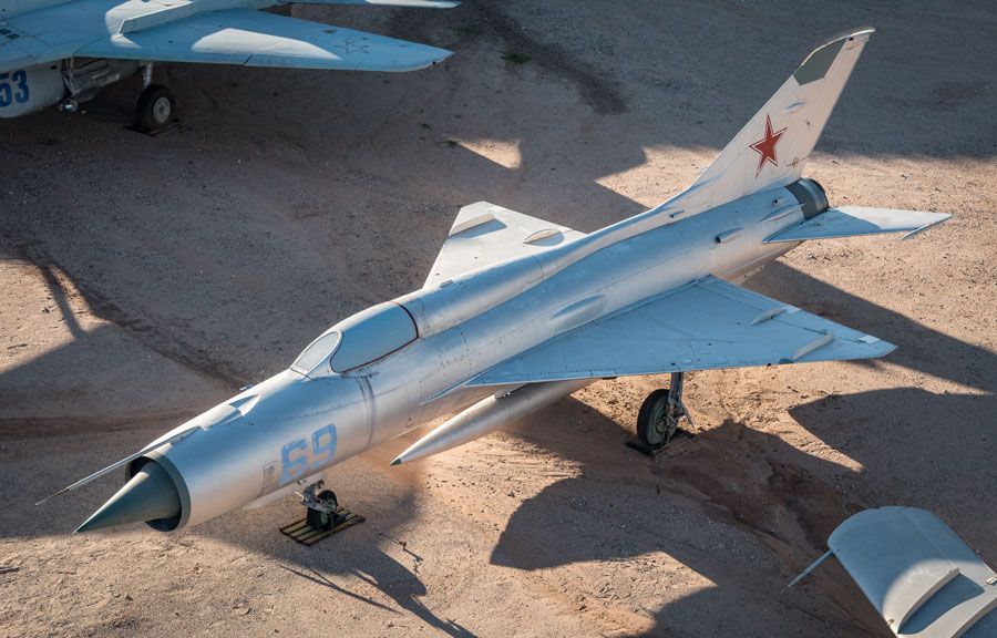 A picture of the MiG-21PF Fishbed-D
