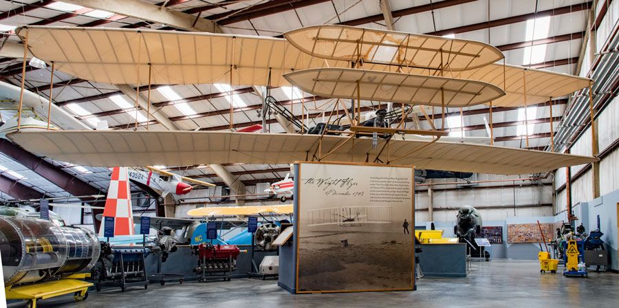 A picture of the Wright 1903 Flyer